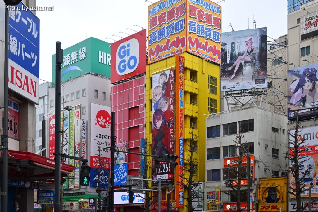 JR秋葉原駅／ムーラン／『ヘブバン』第五章後編 広告掲載 | あじたま